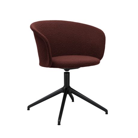 Kendo Swivel Chair 4-star Return, Conker / Black