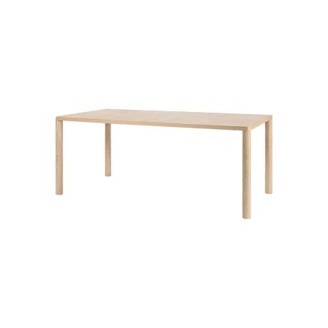 Log Table 180 cm / 71 in, Oak