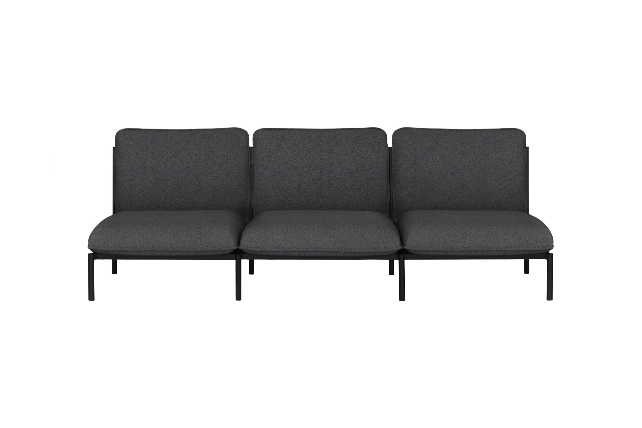 Kumo 3-seater Sofa, Graphite (UK), Art. no. 20596 (image 1)