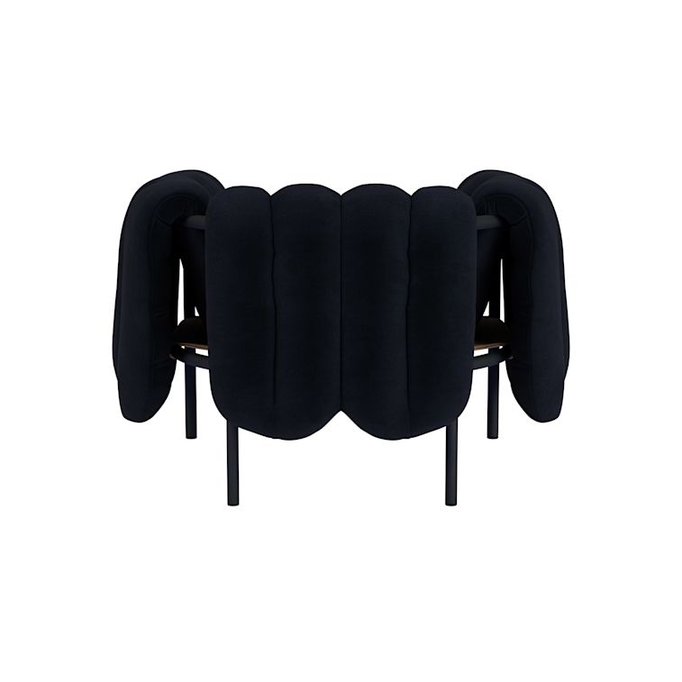 Puffy Lounge Chair, Velluto Coex VL30 / Black Grey, Art. no. 31843 (image 5)