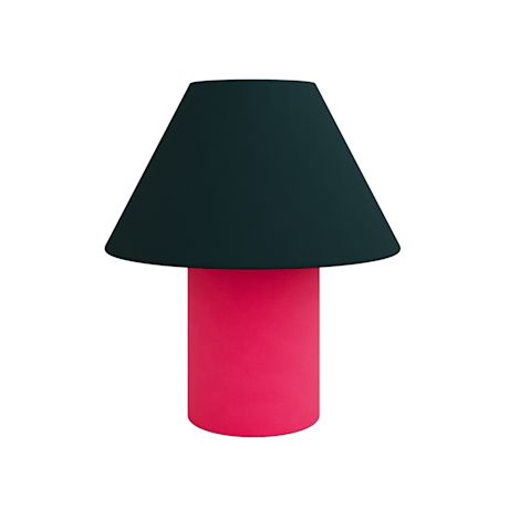 Toto Table Lamp Medium, Pine / Magenta (UK)