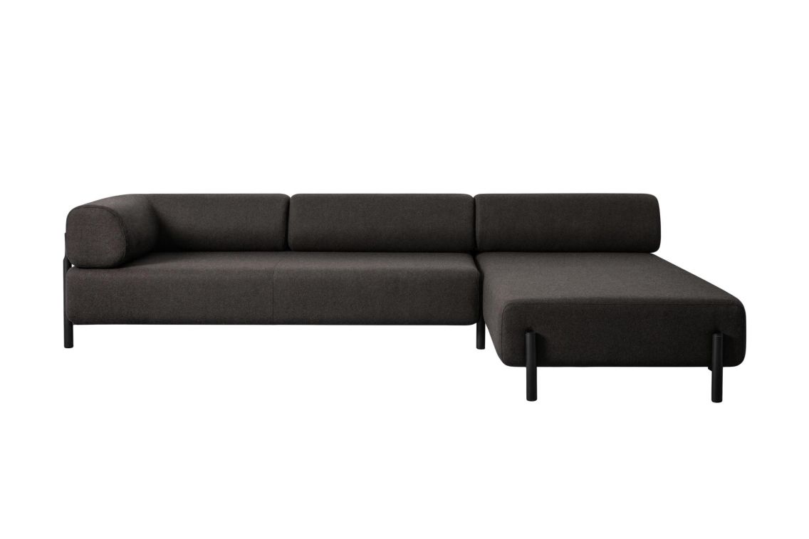 Palo Corner Sofa Right, Brown-Black, Art. no. 20017 (image 1)