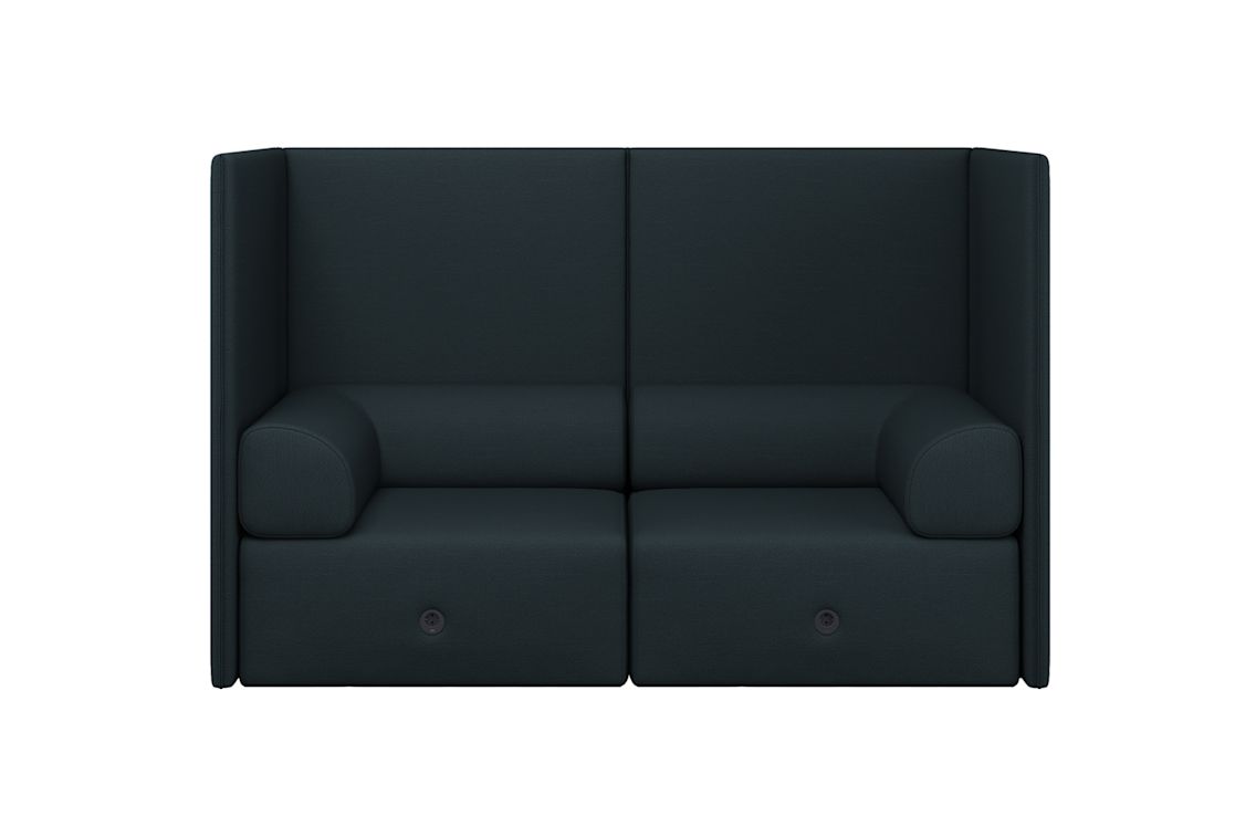 Palo Block 2-seater Sofa High Back with Armrests, Pine, Art. no. 31393 (image 4)