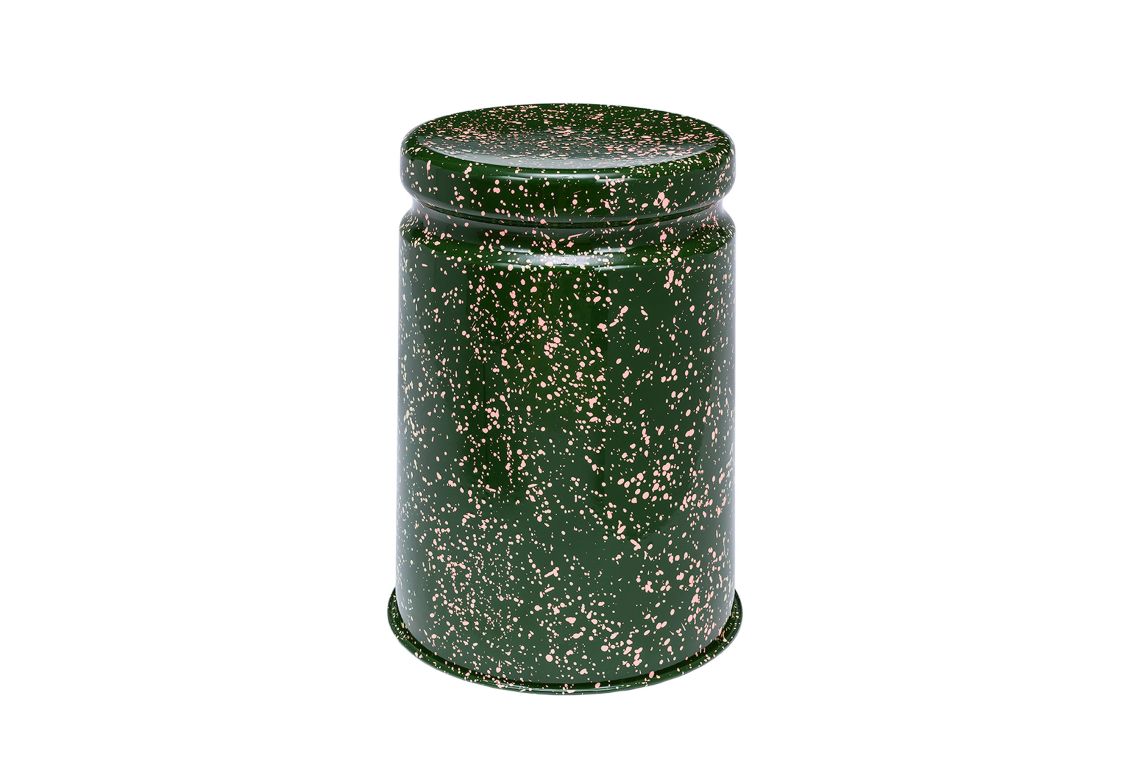 Last Stool, Green / Pink Splatter, Art. no. 14145 (image 1)