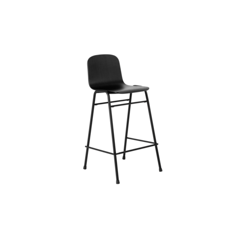 Touchwood Counter Chair, Black / Black