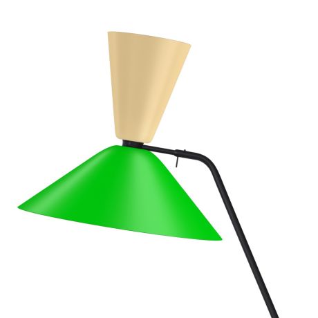 Alphabeta Floor Lamp, Beige / Green (UK)