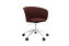 Kendo Swivel Chair 5-star Castors, Conker / Polished (UK), Art. no. 20559 (image 1)