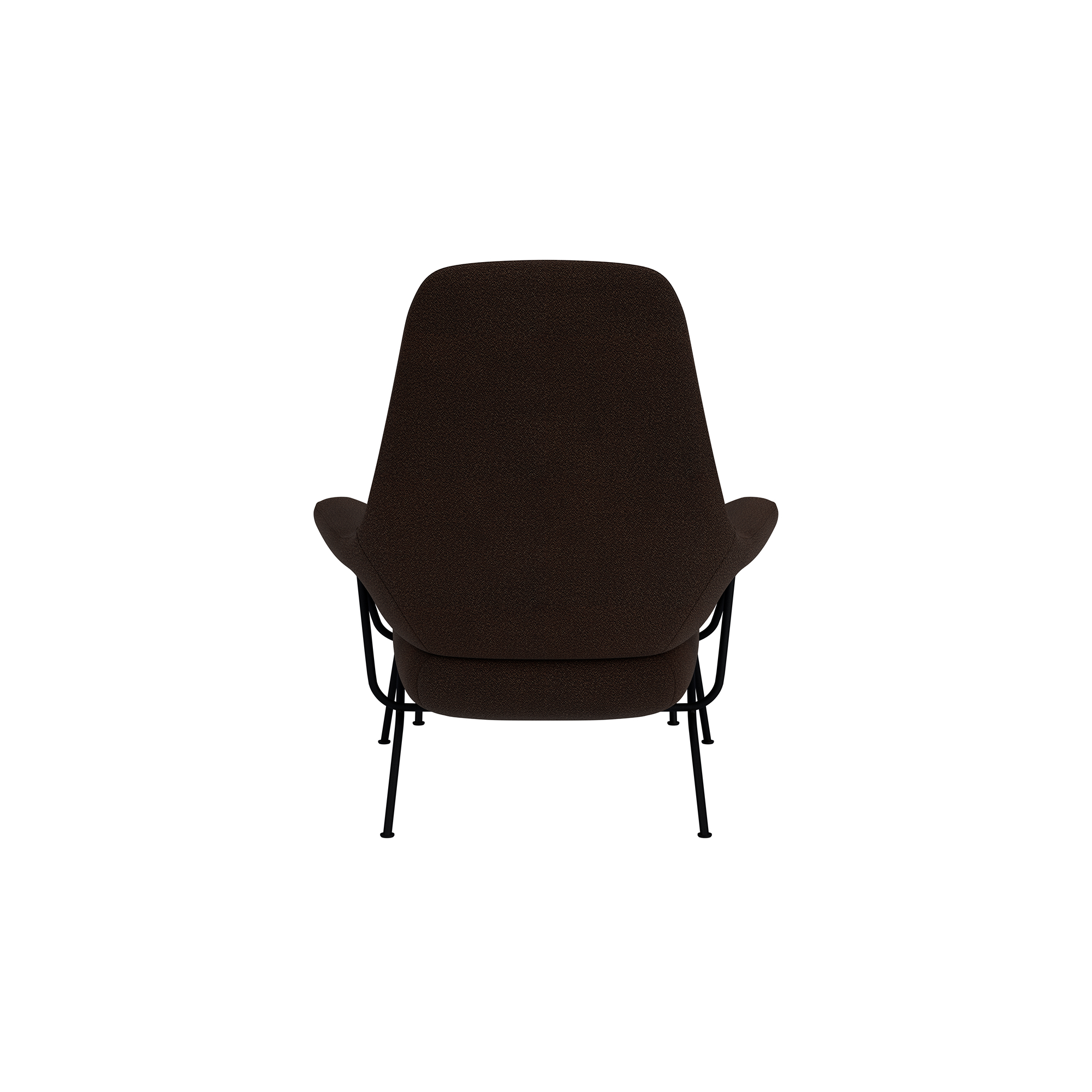 Hai Lounge Chair + Ottoman, Rosewood, Art. no. 93125 (image 4)