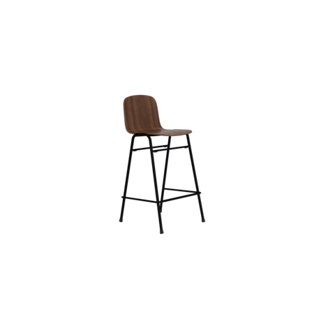 Touchwood Counter Chair, Walnut / Black