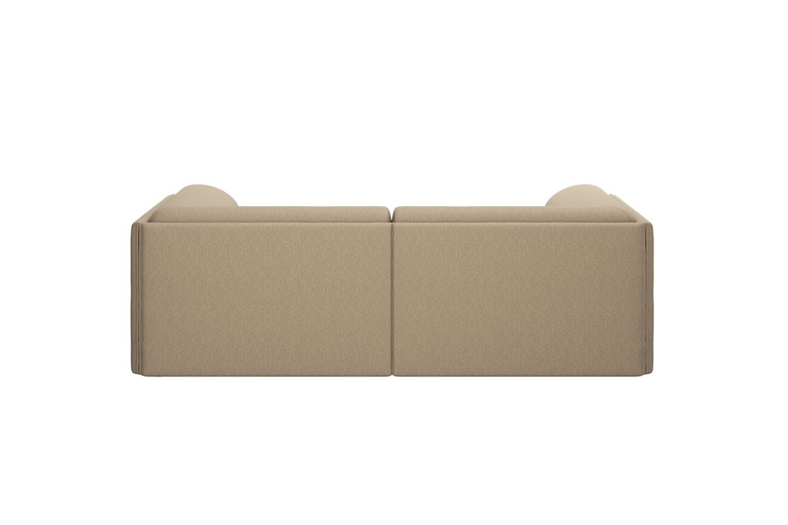 Palo Block 2-seater Sofa Low Back with Armrests, Beige, Art. no. 31396 (image 2)
