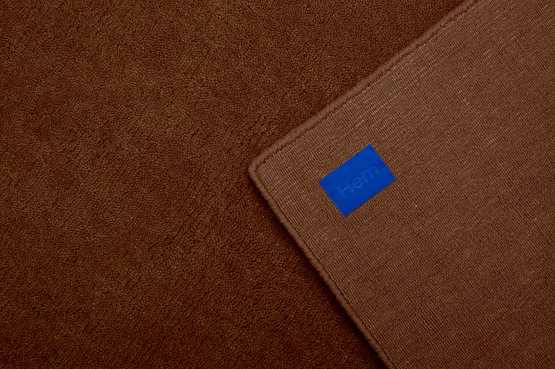 Solid Rug Large, Toffee, Art. no. 31370 (image 3)