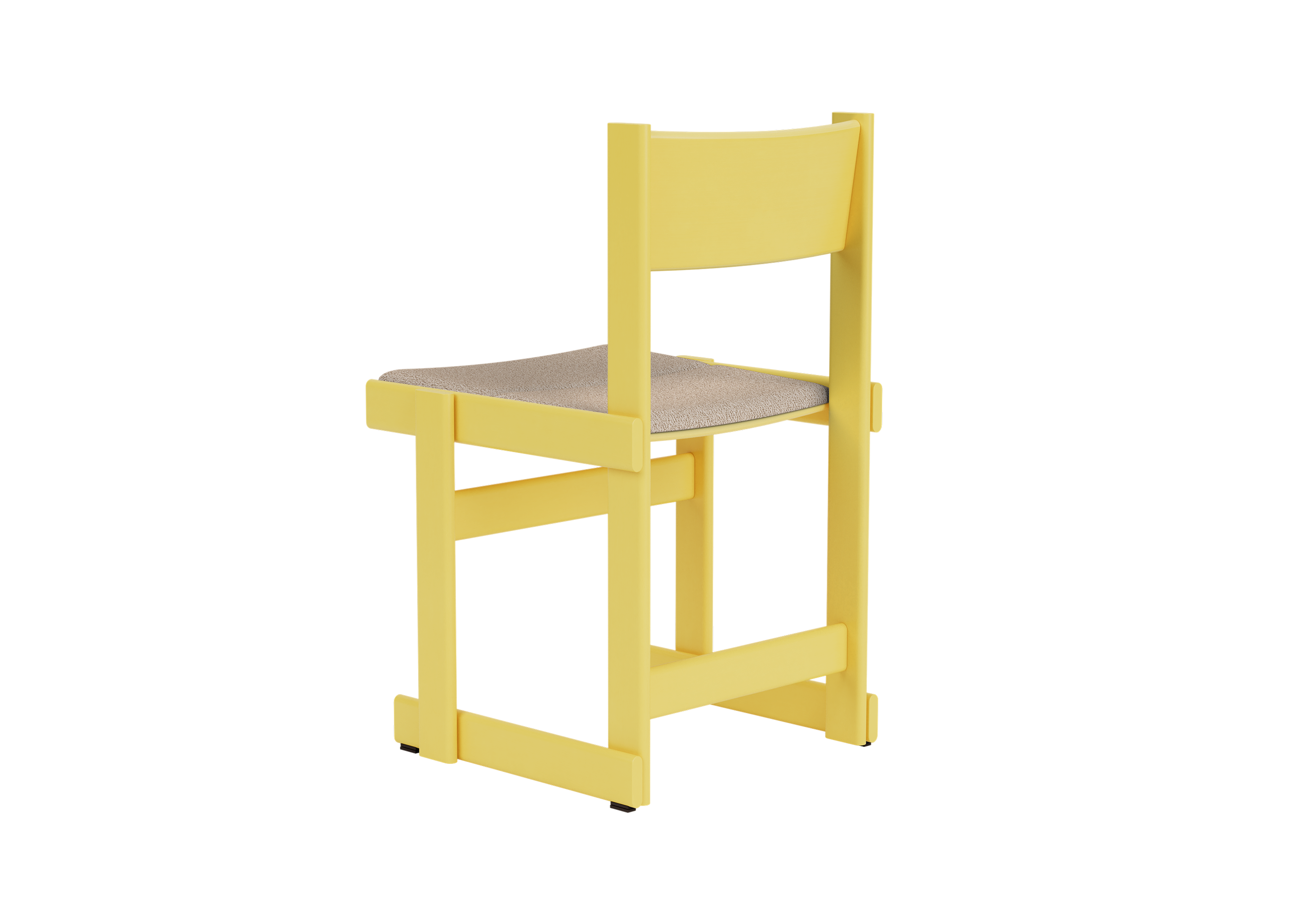 Bullnose Chair, Yellow / Swan Seat Pad UK, Art. no. 31678 (image 4)