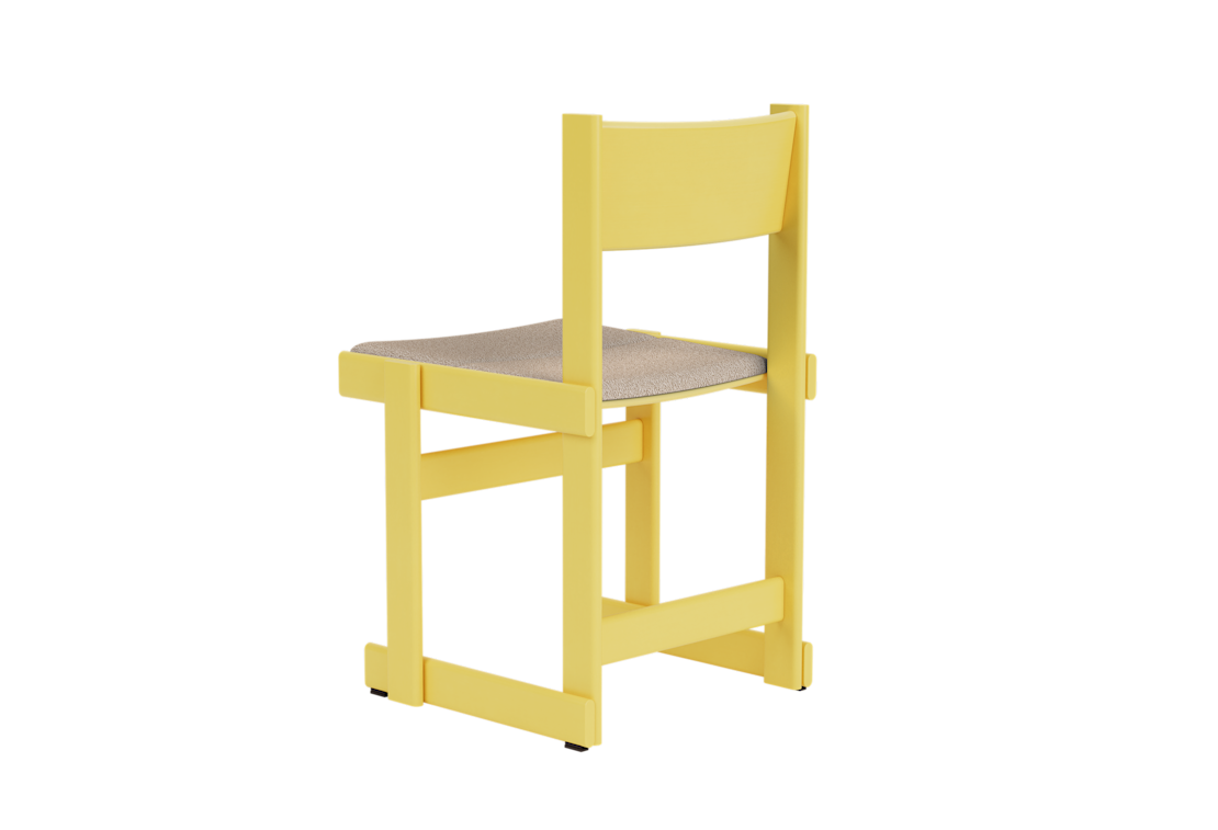 Bullnose Chair, Yellow / Swan Seat Pad, Art. no. 31663 (image 4)