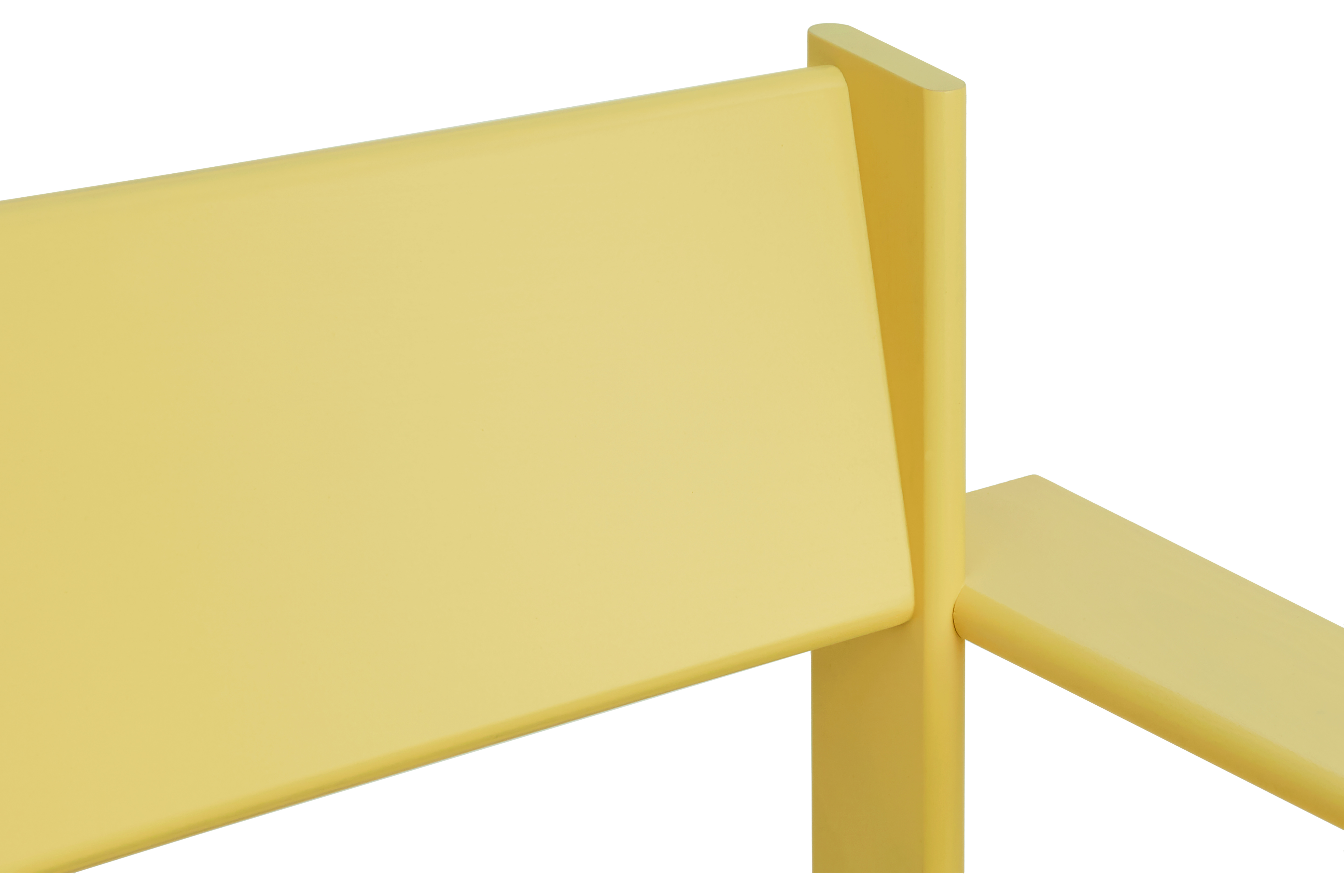 Bullnose Lounge Chair, Yellow / Taupe Sheepskin Seat Pad, Art. no. 31668 (image 7)