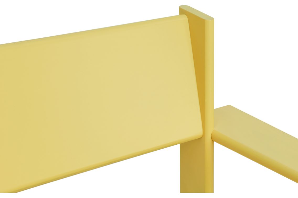 Bullnose Lounge Chair, Yellow / Elmosoft Leather 54035 Seat Pad, Art. no. 31669 (image 5)