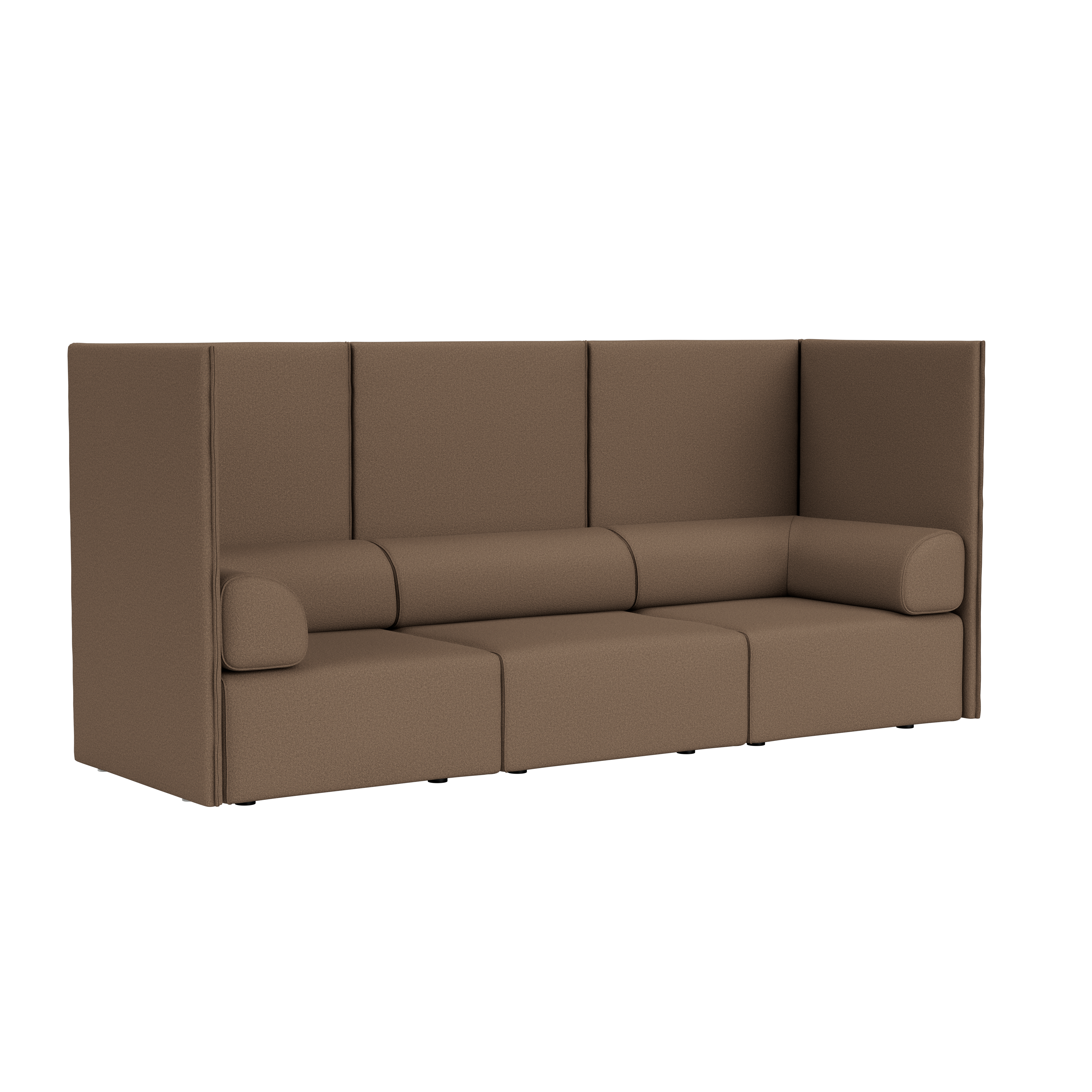 3-seater Sofa High Back with Armrests