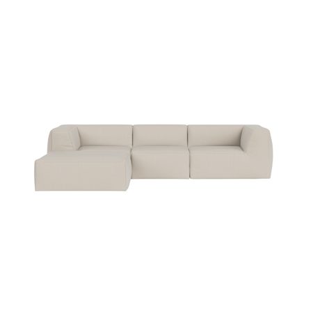 Great 3-seater Sofa Narrow Chaise Left, Safire 0007 (UK)