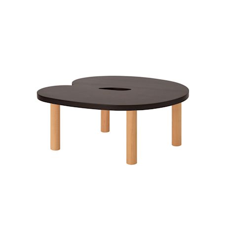 Worm Coffee Table Round, Brown/Beech