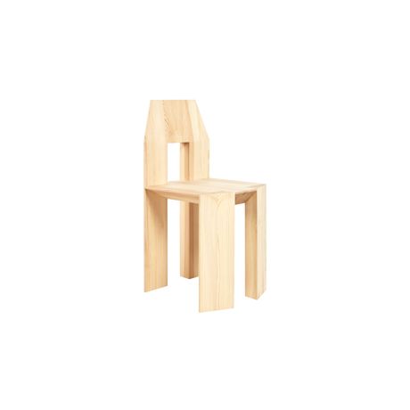 Min Chair, Lightly White Pigmented Pine