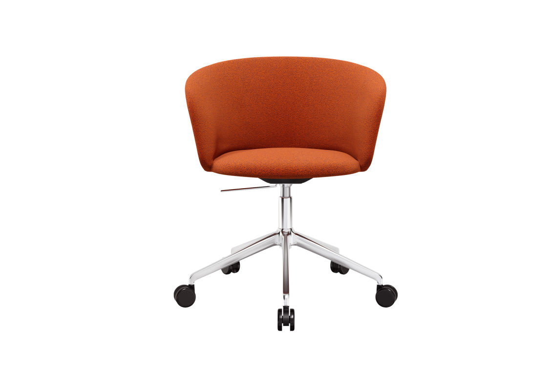 Kendo Swivel Chair 5-star Castors, Canyon / Polished (UK), Art. no. 20517 (image 2)