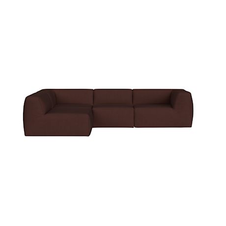 Great 3-seater Sofa Narrow Corner Left, Cifrado 0381