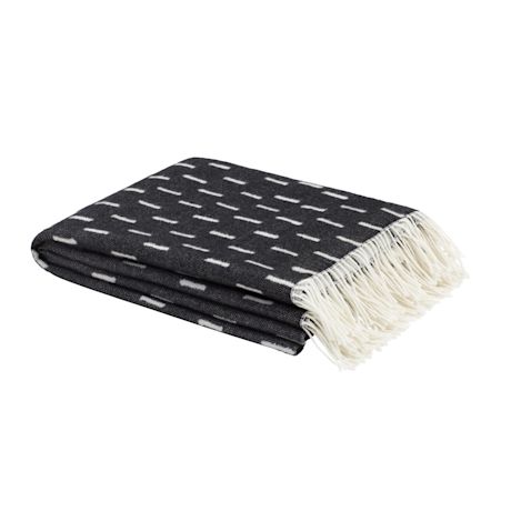 Rain Throw, Black / White