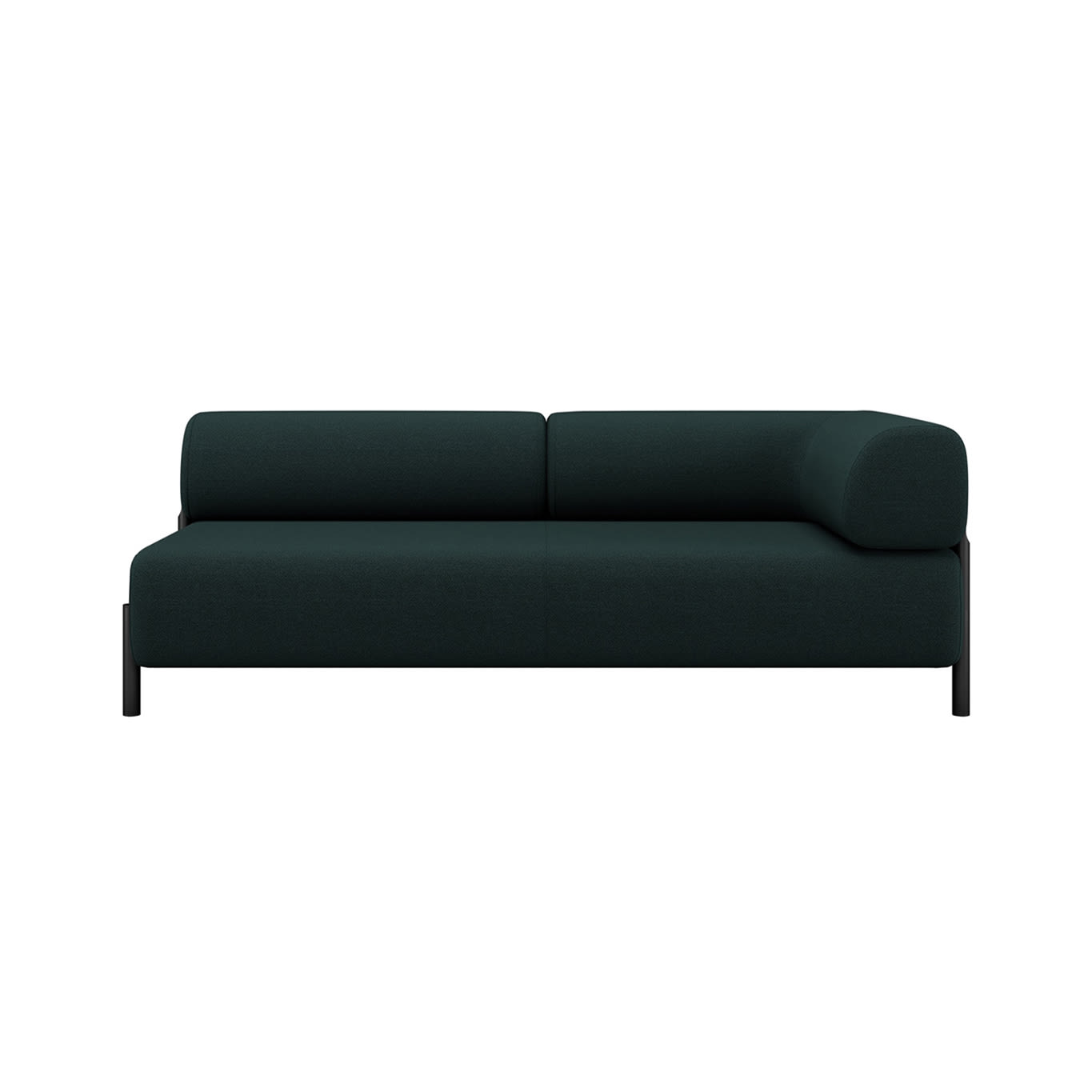 2-seater Sofa Chaise Right, Pine