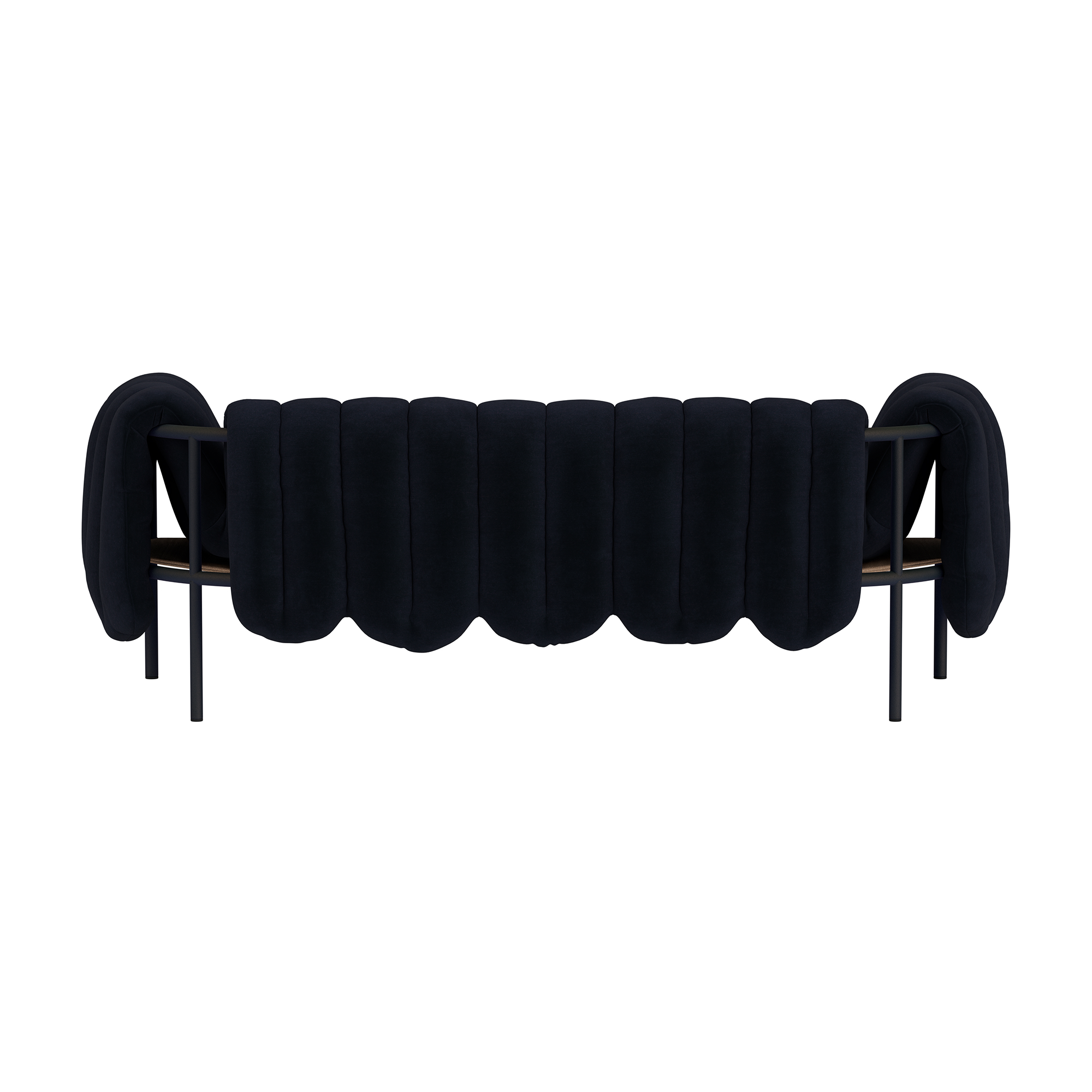 Puffy 2.5-seater Sofa, Velluto Coex VL30 / Black Grey, Art. no. 31863 (image 5)