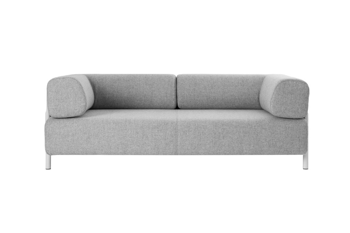 Palo 2-seater Sofa with Armrests, Grey, Art. no. 12928 (image 1)