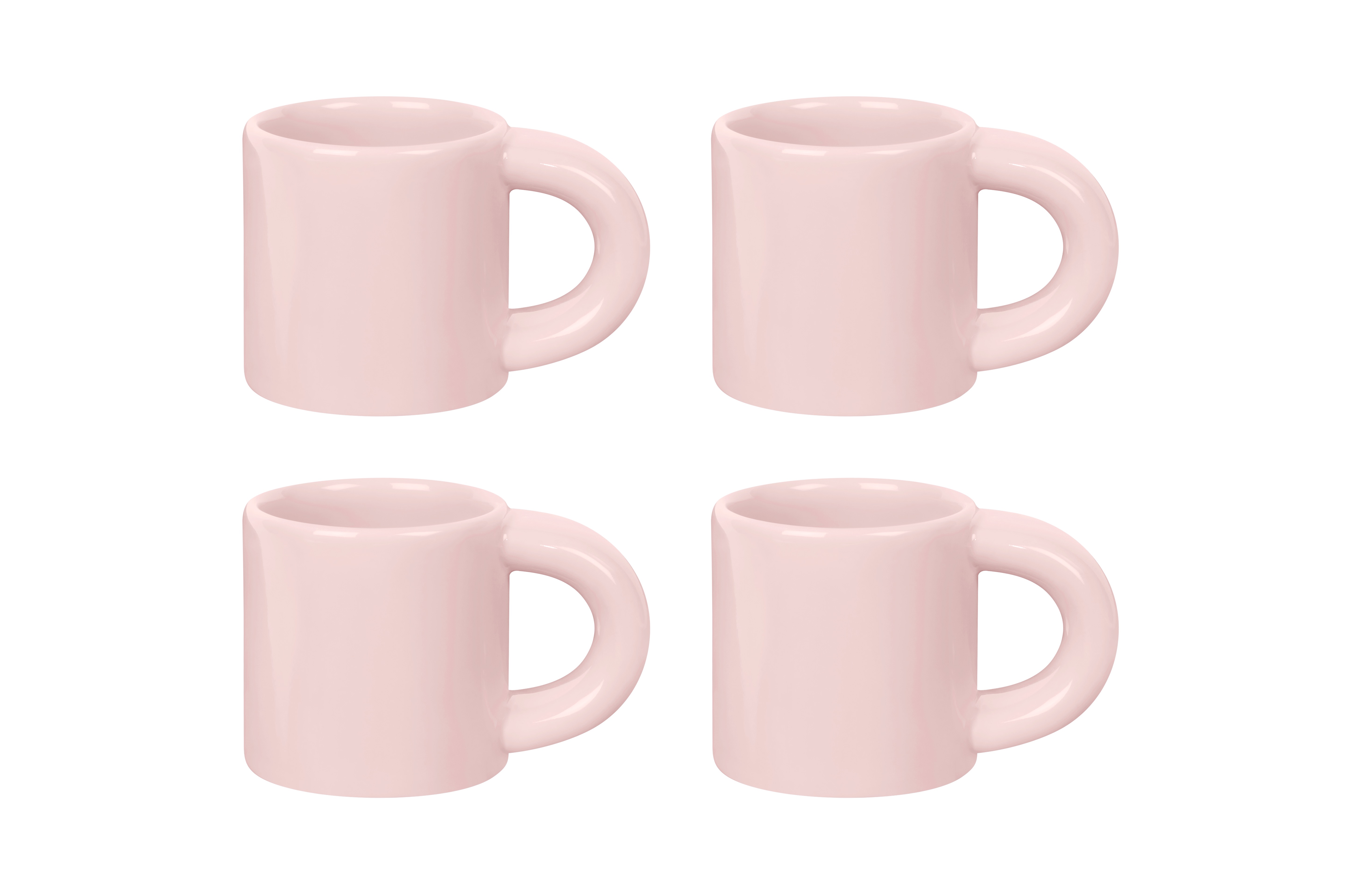 Bronto Espresso Cup (Set of 4), Pink, Art. no. 30674 (image 4)