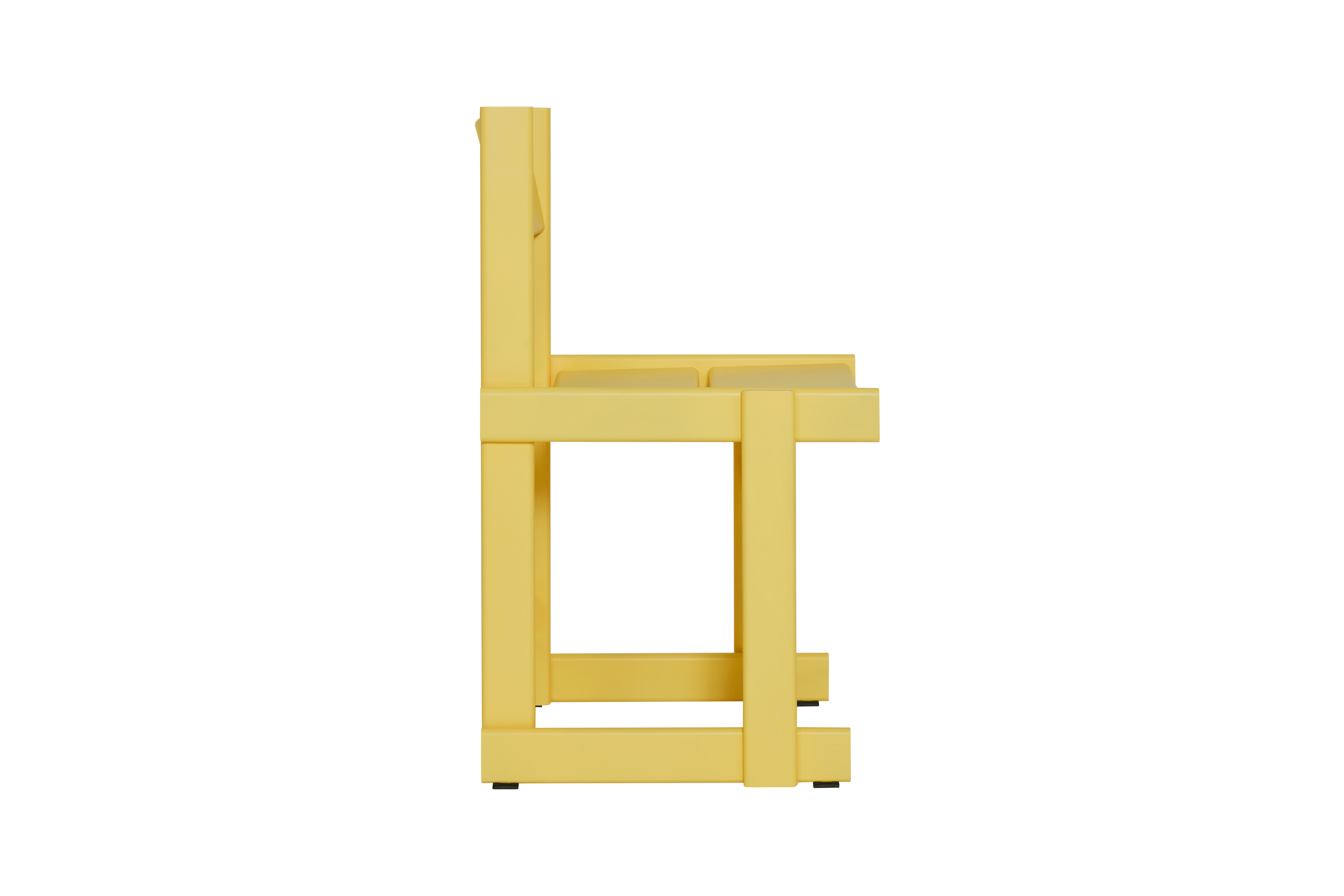 Bullnose Chair, Yellow, Art. no. 31304 (image 3)
