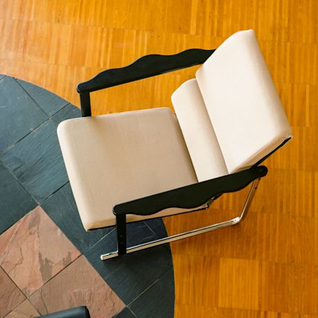 Experiment Lounge Chair, 502 / Black / Light Beige (UK)