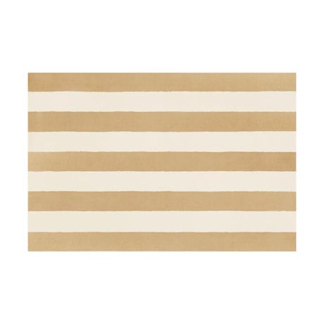 Pattern Rug Large, Off-white / Cream Stripe