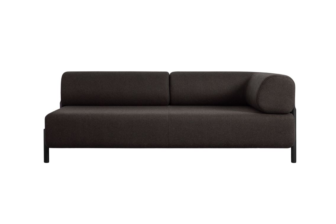 Palo 2-seater Sofa Chaise Right, Brown-Black (UK), Art. no. 20779 (image 1)