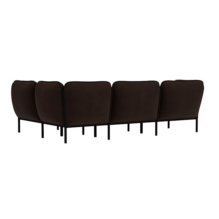 Kumo Corner Sofa Right with Armrest, Sera Rosewood, Art. no. 95670 (image 4)