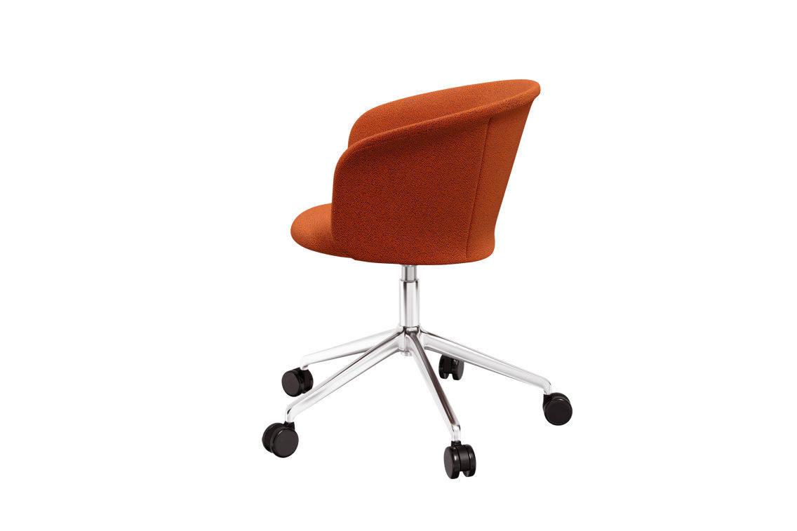 Kendo Swivel Chair 5-star Castors, Canyon / Polished (UK), Art. no. 20517 (image 3)