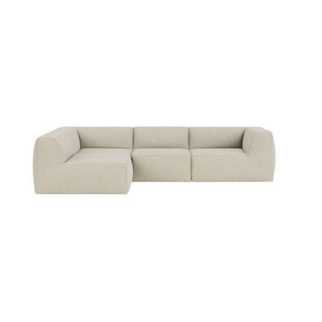 Great 3-seater Sofa Narrow Corner Left, Safire 0014