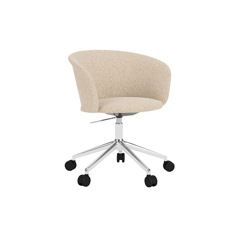 Kendo Swivel Chair 5-star Castors, Storr 1501/Polished, Art. no. 31788 (image 1)