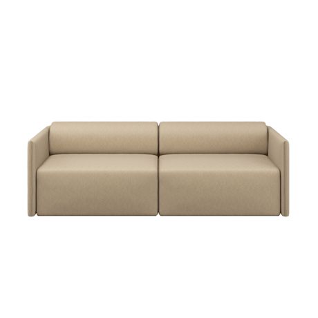 Palo Block 2-seater Sofa Low Back, Beige