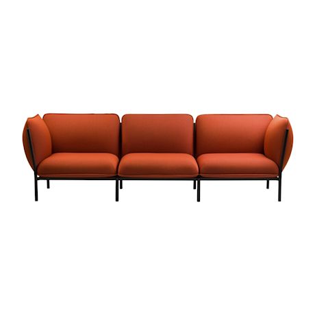 Kumo 3-seater Sofa with Armrests, Canyon