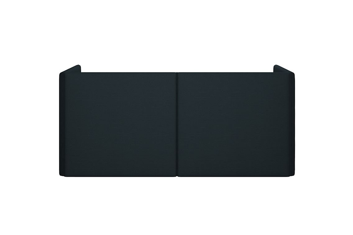 Palo Block 2-seater Sofa Medium Back with Armrests, Pine, Art. no. 31401 (image 2)