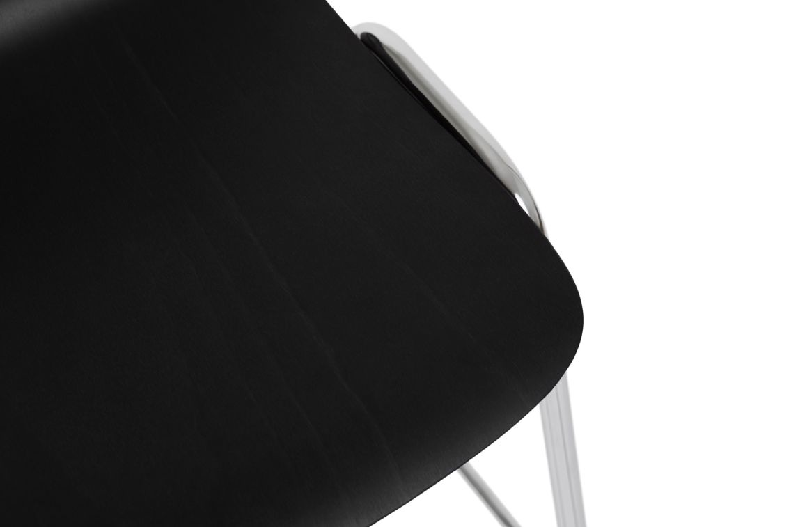 Touchwood Counter Chair, Black / Chrome, Art. no. 20185 (image 6)