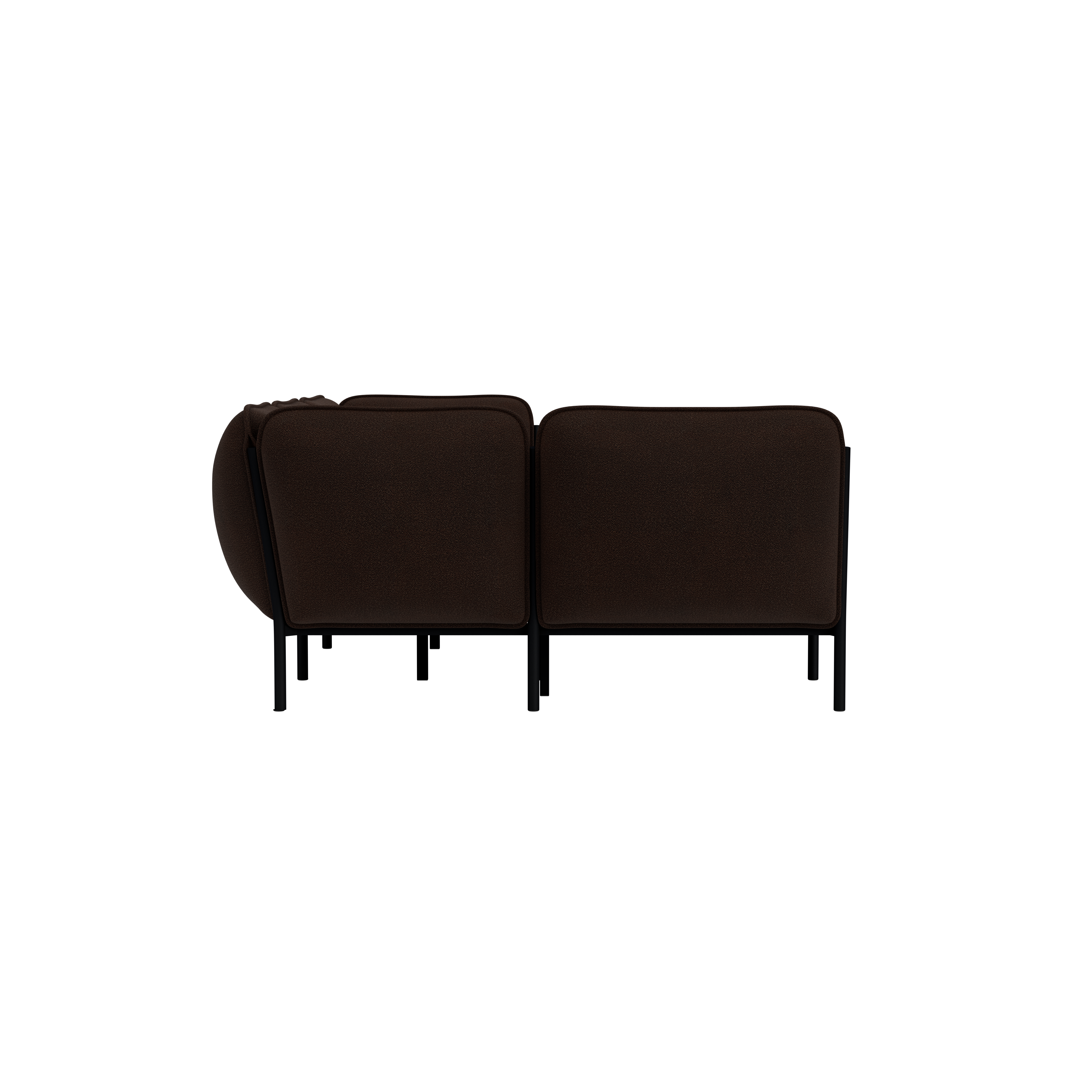 Kumo Corner Sofa Left with Armrest, Sera Rosewood, Art. no. 95606 (image 3)