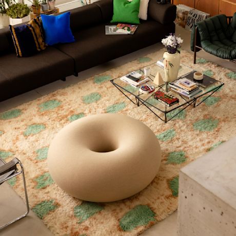 Boa Pouf, Oatmeal
