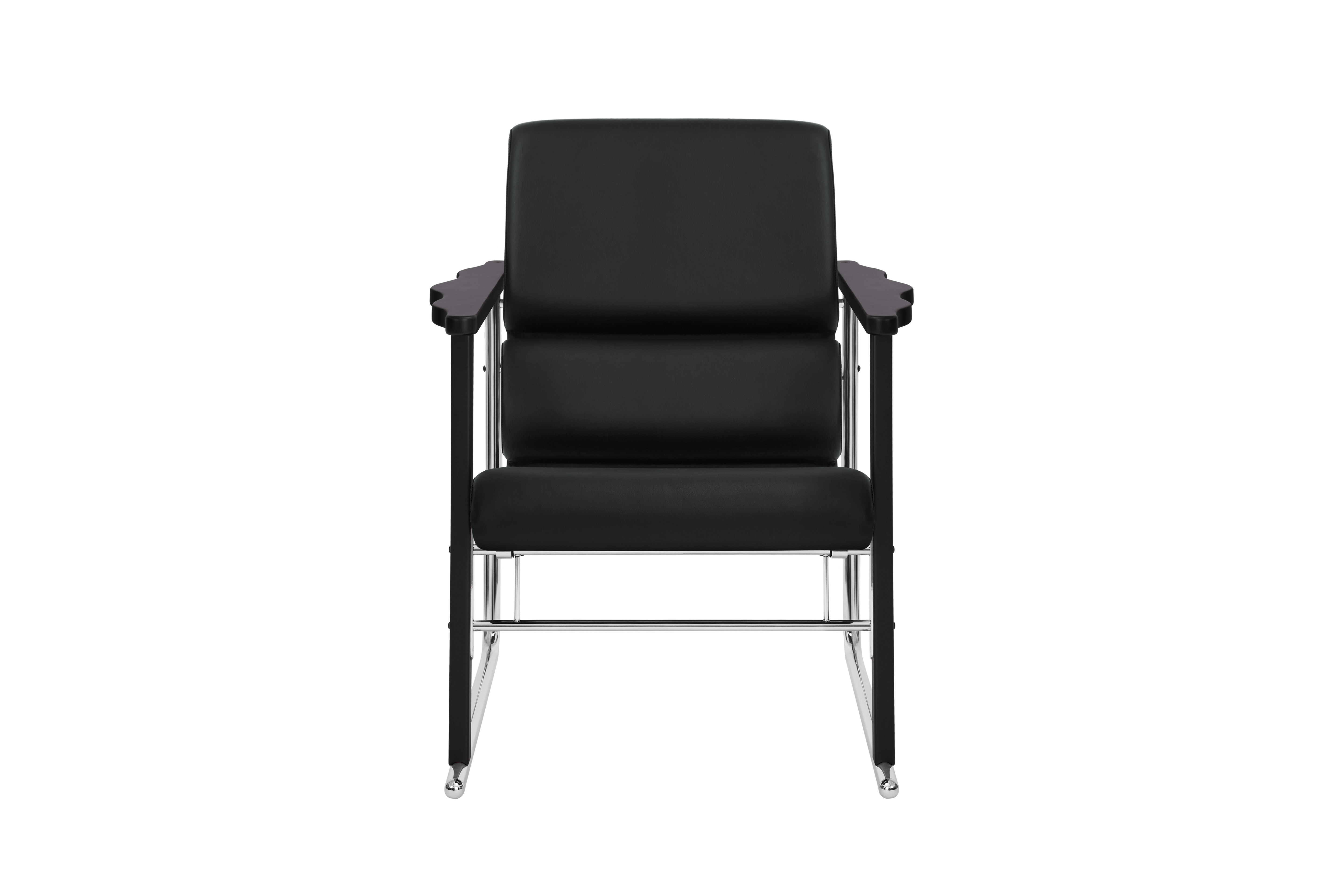 Experiment Lounge Chair, 502 / Black / Black Leather (UK), Art. no. 31555 (image 2)