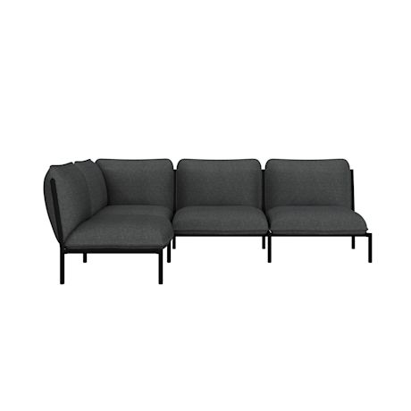 Kumo Corner Sofa Left, Graphite (UK)