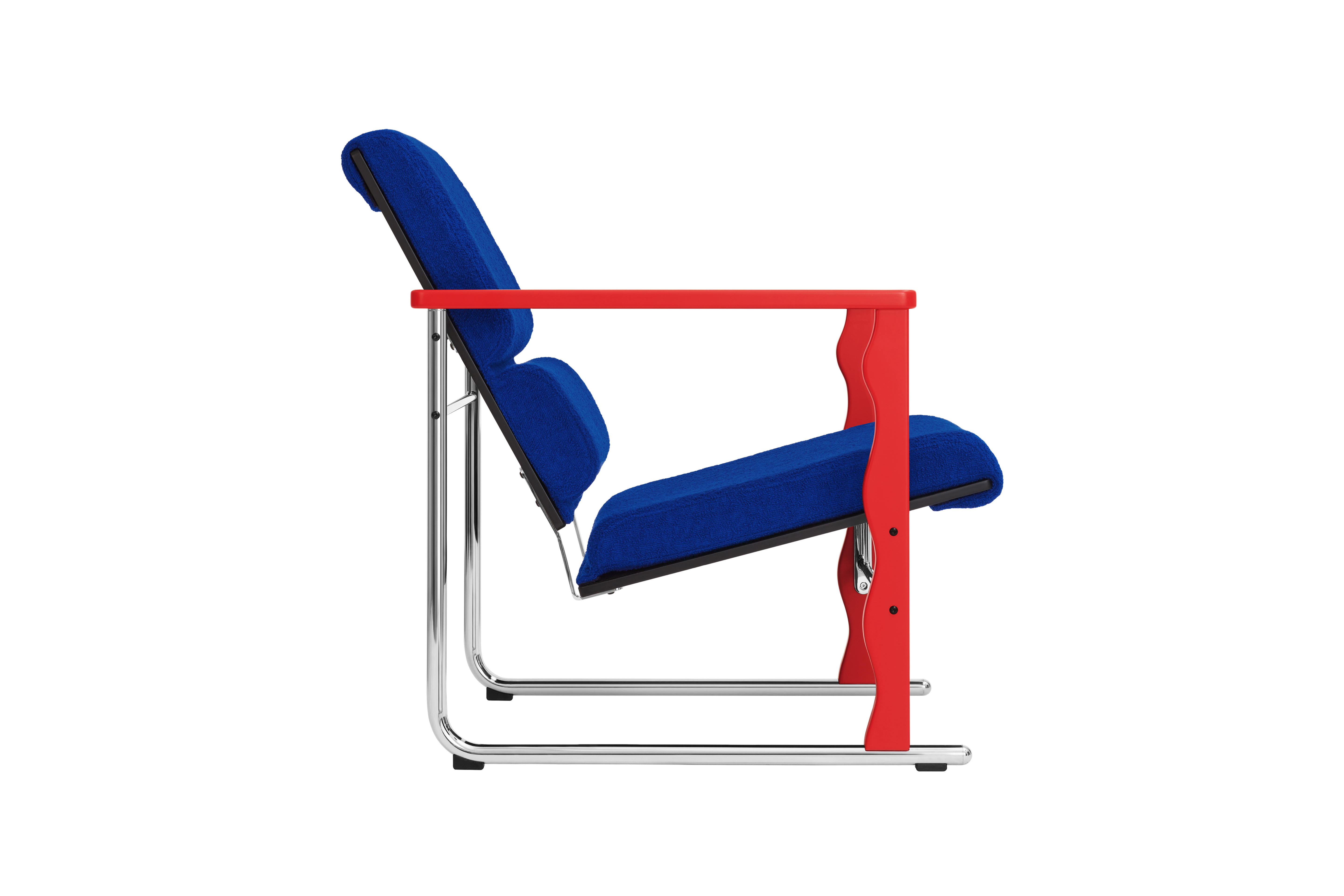 Experiment Lounge Chair, 503 / Red / Ultramarine, Art. no. 30952 (image 3)