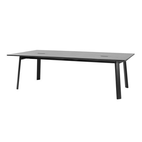 Alle Table Conference Table 250 cm / 98 in Media, Black Oak