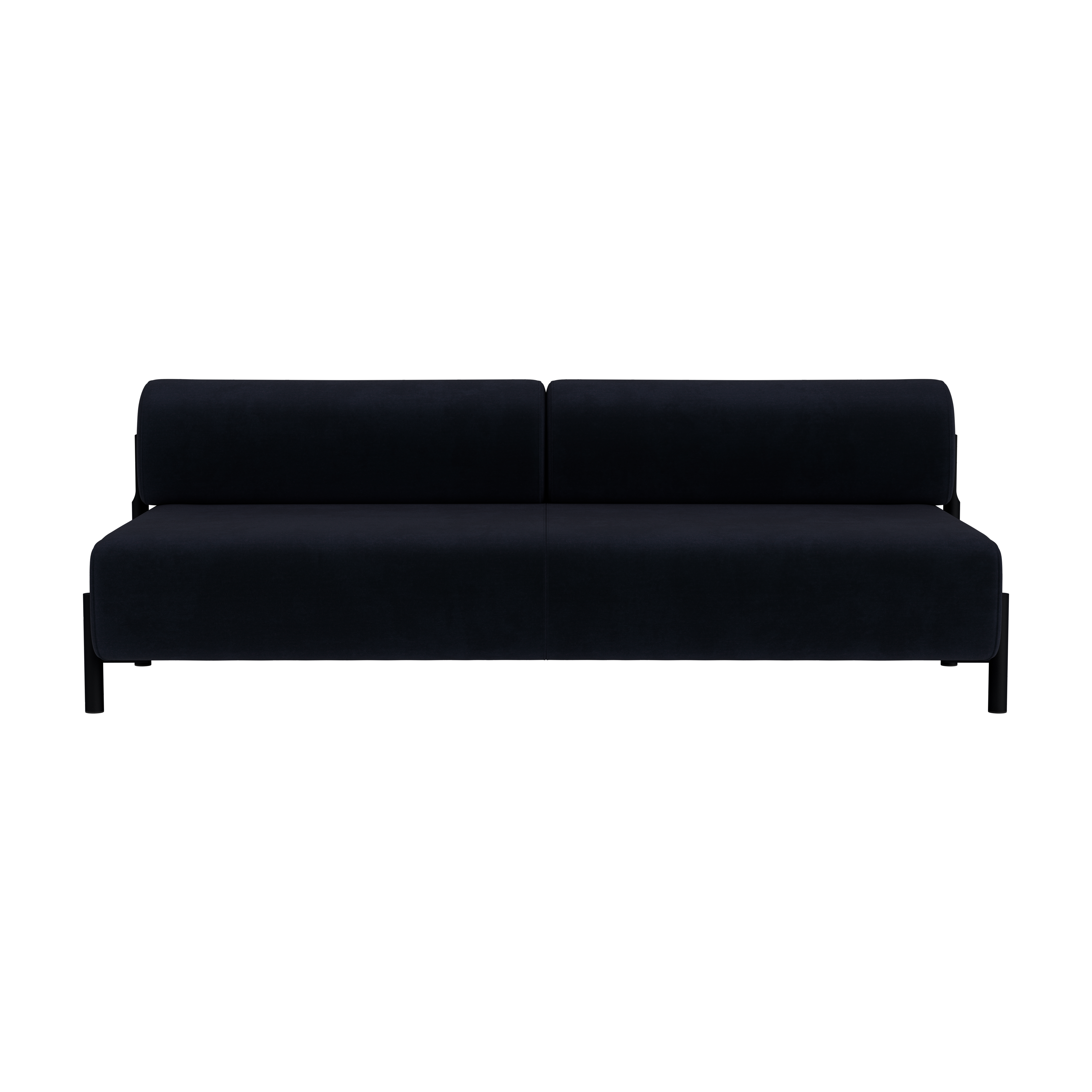 Palo 2-seater Sofa, Velluto Coex VL30/Black, Art. no. 31873 (image 2)