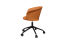 Kendo Swivel Chair 5-star Castors, Cognac Leather / Black (UK), Art. no. 20524 (image 3)